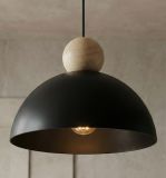 mini: Lampa wisząca KAKI nowoczesna czarna E27 15W LED (3)