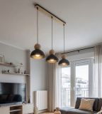 mini: Lampa wisząca KAKI nowoczesna czarna E27 15W LED (5)