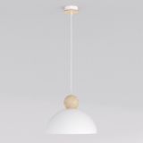 mini: Lampa wisząca KAKI nowoczesna biała E27 15W LED (2)