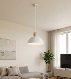 mini: Lampa wisząca KAKI nowoczesna biała E27 15W LED (6)