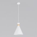 mini: Lampa wisząca ZERO nowoczesna biała E27 15W LED (1)