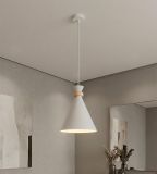 mini: Lampa wisząca ZERO nowoczesna biała E27 15W LED (4)