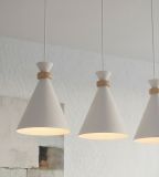 mini: Lampa wisząca ZERO nowoczesna biała E27 15W LED (7)
