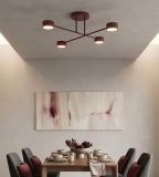 mini: Lampa sufitowa HALO nowoczesna burgundowa GX53 10W LED (4)