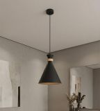 mini: Lampa wisząca ZERO nowoczesna czarna E27 15W LED (4)