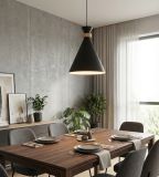 mini: Lampa wisząca ZERO nowoczesna czarna E27 15W LED (5)