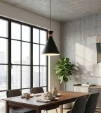 mini: Lampa wisząca ZERO nowoczesna czarna E27 15W LED (6)