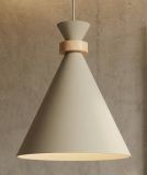 mini: Lampa wisząca ZERO nowoczesna beżowa E27 15W LED (3)