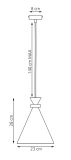 mini: Lampa wisząca ZERO nowoczesna beżowa E27 15W LED (7)
