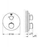 Bateria Prysznicowa Grohtherm Termostatyczna 24076000 Grohe - OUTLET ostatnia sztuka w tej cenie
