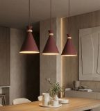 mini: Lampa wisząca ZERO nowoczesna burgundowa E27 15W LED (3)