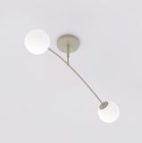 mini: Lampa sufitowa PREGOS nowoczesna beżowa E14 10W LED (2)