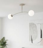 mini: Lampa sufitowa PREGOS nowoczesna beżowa E14 10W LED (5)