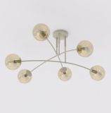 mini: Lampa sufitowa PREGOS nowoczesna beżowa E14 10W LED (1)