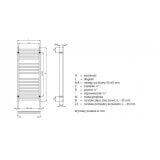 Grzejnik Vision White Mat 1432x500 QV-140-050-05/0556 Zehnder