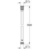 Wąż Prysznicowy Silverflex 150 cm 28364001 Grohe