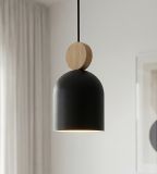mini: Lampa wisząca MESI nowoczesna czarna GU10 8W LED (4)