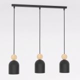 mini: Lampa wisząca MESI nowoczesna czarna GU10 8W LED (2)
