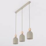 mini: Lampa wisząca MESI nowoczesna beżowa GU10 8W LED (1)