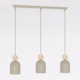mini: Lampa wisząca MESI nowoczesna beżowa GU10 8W LED (2)
