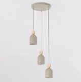 mini: Lampa wisząca MESI nowoczesna beżowa GU10 8W LED (1)