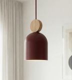 mini: Lampa wisząca MESI nowoczesna burgundowa GU10 8W LED (4)