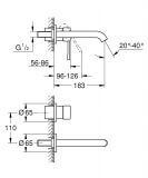 Bateria Umywalkowa Essence Warm Sunset 29192DA1 Grohe