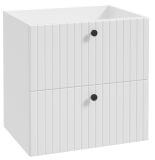 Zestaw Rio Szafka Wisząca + Czarne Uchwyty + Czarny Blat Emporia