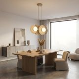 mini: Lampa wisząca UMBRA nowoczesna beżowa G9 8W LED (3)