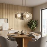 mini: Lampa wisząca UMBRA nowoczesna beżowa G9 8W LED (4)