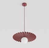 mini: Lampa wisząca UMBRA nowoczesna burgundowa G9 8W LED (1)