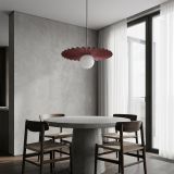 mini: Lampa wisząca UMBRA nowoczesna burgundowa G9 8W LED (4)