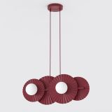 mini: Lampa wisząca UMBRA nowoczesna burgundowa G9 8W LED (1)