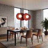 mini: Lampa wisząca UMBRA nowoczesna burgundowa G9 8W LED (3)