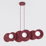 mini: Lampa wisząca UMBRA nowoczesna burgundowa G9 8W LED (1)