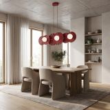 mini: Lampa wisząca UMBRA nowoczesna burgundowa G9 8W LED (2)