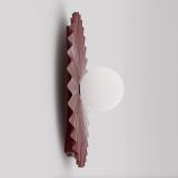 mini: Kinkiet UMBRA nowoczesny burgundowy G9 8W LED (2)