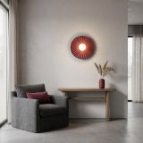 mini: Kinkiet UMBRA nowoczesny burgundowy G9 8W LED (6)