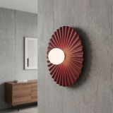 mini: Kinkiet UMBRA nowoczesny burgundowy G9 8W LED (7)