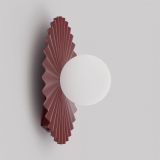 mini: Kinkiet UMBRA nowoczesny burgundowy G9 8W LED (2)