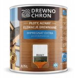 Zestaw Impregnat Extra Powłokotwórczy Biały 0,75L Drewnochron + Pędzel Włoski 70 mm GRATIS