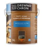 Zestaw Impregnat Extra Powłokotwórczy Palisander 9L Drewnochron + Pędzel Włoski 70 mm GRATIS