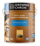 Zestaw Impregnat Extra Powłokotwórczy Sosna 9L Drewnochron + Pędzel Włoski 70 mm GRATIS