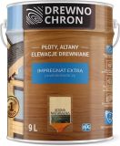 Zestaw Impregnat Extra Powłokotwórczy Sosna Naturalna 9L Drewnochron + Pędzel Włoski 70 mm GRATIS