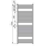 Grzejnik Klaro ZSLC-150-050-05/0008 Chrom Zehnder