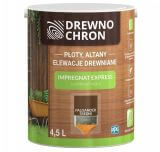 Zestaw Impregnat Express Ogród Palisander Średni 4.5L Drewnochron + Pędzel Włoski 70 mm GRATIS