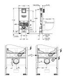 Zestaw Toaleta Myjąca Sensia Pro 36508SH0 + Stelaż Rapid SLX 39598000 + Zestaw do Spłukiwania Automatycznego 46944001 Grohe