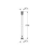 Wąż Prysznicowy Silverflex Matowy Warm Sunset 28388DA1 Grohe