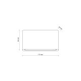 ARWENA M GRAY KINKIET IP54