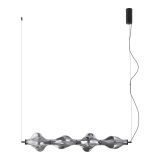 ELVA BLACK LAMPA wisząca LED 30W
